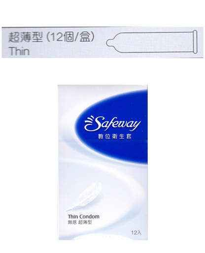 Digital sanitary condoms 12 pieces